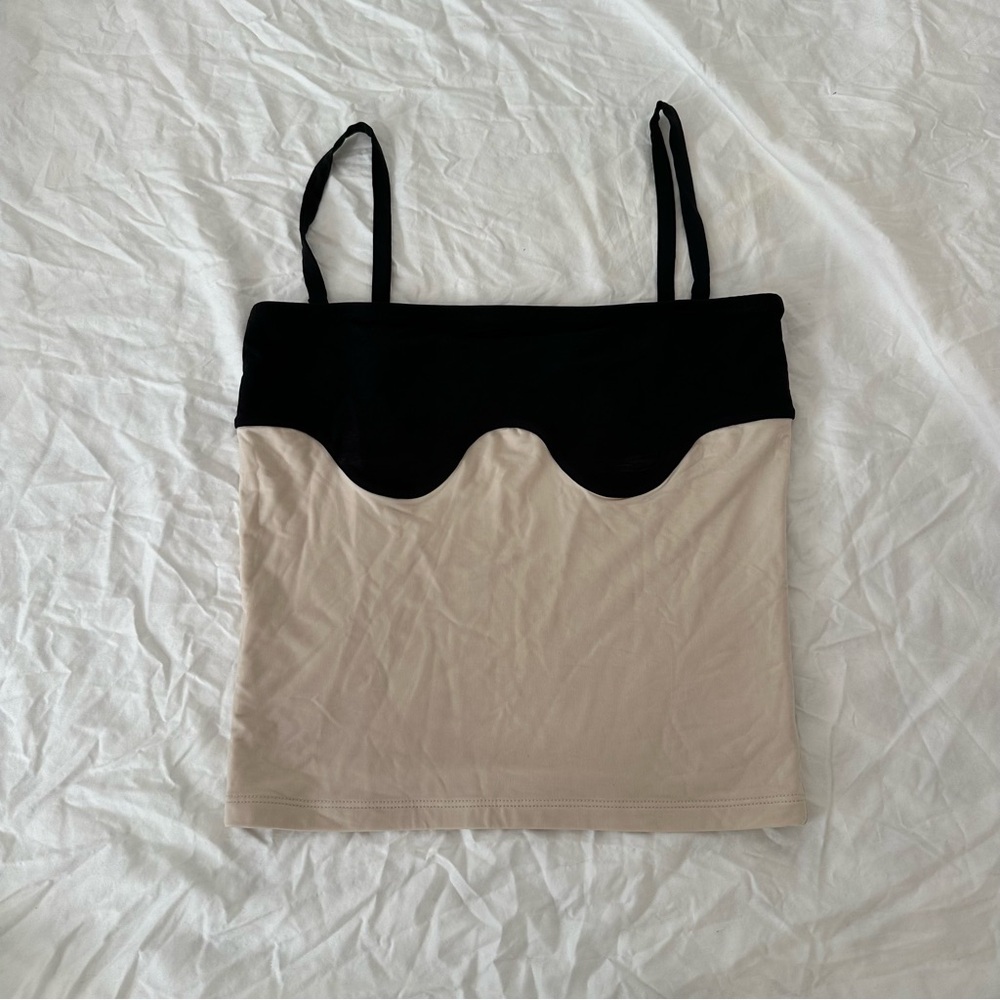 Orseund iris abstract tube top/tank top